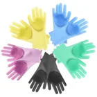 New Silicone Cleaning Gloves New Heat Resistant Waterproof Kitchen Cleaning Magic Silicone Dish Washing Gloves