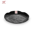 Melamine Flower Melamine Design Dinner Melamine Plate Custom Decals 10" Melamine Matte Flower Shaped Dinner Plate