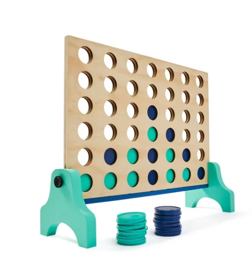 Wooden jumbo Connect 4 Game Four In a Row Garden Yard Game