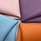 Leather School Bag Plain Color Artificial Leather Custom Leather Desing For School Bag Wallet