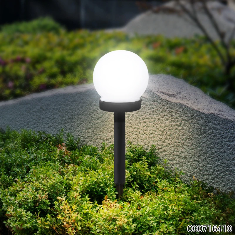 Decoration landscape light solar wall light waterproof street garden floor lawn ball lamp led