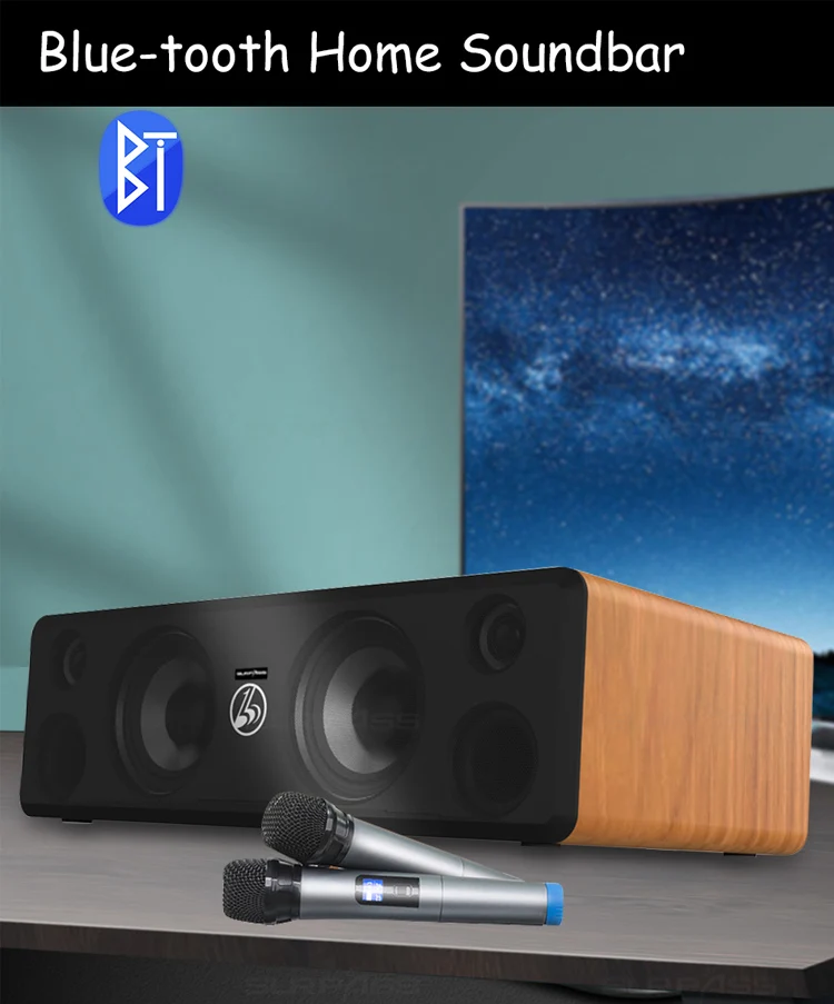 Slim Design Sound Bar With Subwoofer 2 