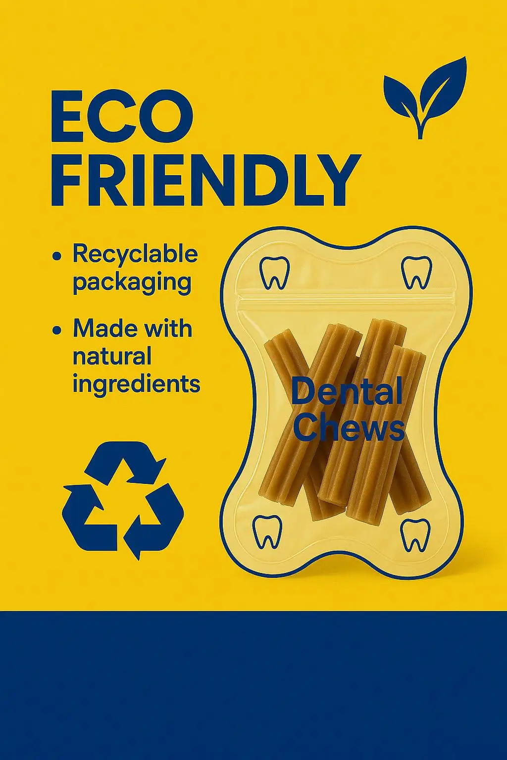 Shaped Pouch with Zipper for Pet Dental Chews - detail 11