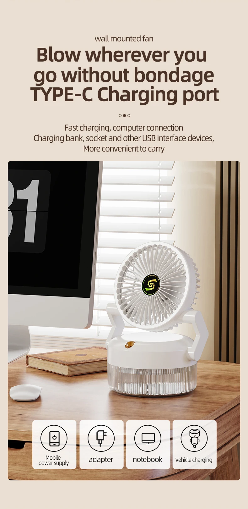 Humidifier, Portable, 800ml - detail 16