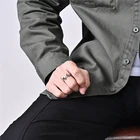 Ring Competitive Price Custom Name Logo Ring Stainless Steel Simple Fashion Women Men Lightning Shape Ring For Sale