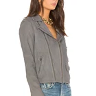 Women Leather Jacket Factory Customized Genuine Women Leather Leather Jacket