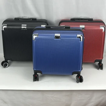 2024 New Arrival Customized luggage Small 16inch with Universal wheels travel bags trolley case ABS Suitcase travel case