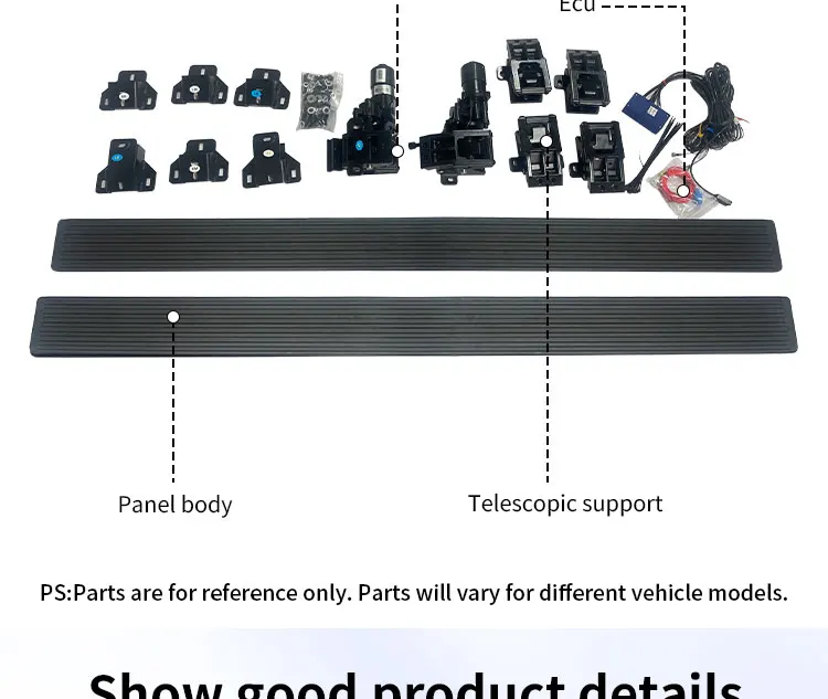 Noble Compangy Manufacture Aluminum Alloy Automatic Electric Side Step for Nissan Navara NP300 Running Boards 2022 details