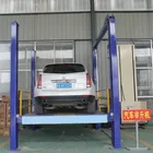 4 Post Hydraulic Car Lift Working With Wheel Alignment With Cheap Price