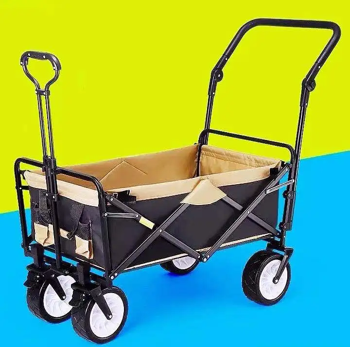Outdoor camping folding trolley multifunctional multi-purpose trolley