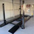 Post Car Black 4000kg 4 Post Car Lift Machine For Vehicle Wheel Alignment With CE