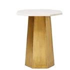 Furniture Iron Living Room Modern Luxury Legs Home Furniture Center Iron Round Coffee Table Marble Design