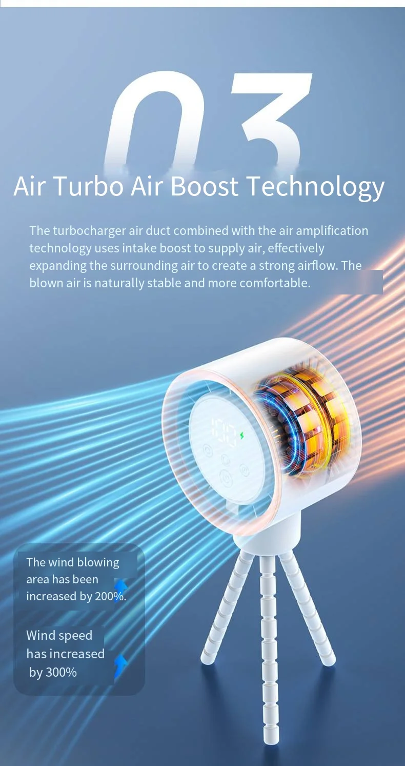 Mini Portable Fan, USB, Plastic - detail 18