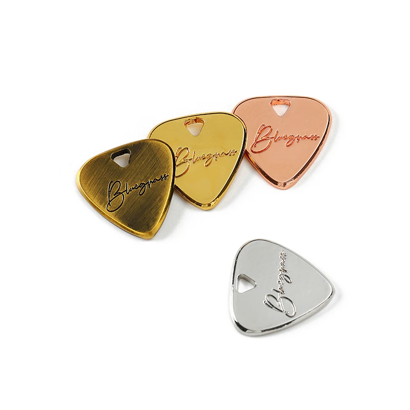 custom silver guitar picks