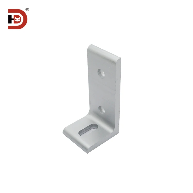 Aluminum Profiles 20/30/40 Connectors, Right Angle Fixing Components, Asymmetric Extrusion Corner Code Corner Components factory