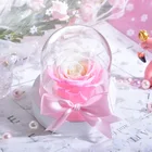 To Flowers Beauty Preserves Rose To Last Forever Rose Handmade Eternal Rose Decorative Flowers