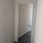 Invisible Interior Wood Door Modern Swing Hidden Door With Leaf Lacquer In Clear Color