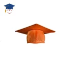 School Uniform School Purple Shiny Graduation Hat For School Uniform With Tassels