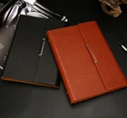 Notebook Custom A4 Hardcover Faux Luxury School Leather Notebook Diary Journal