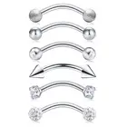 Eyebrow Ring Eyebrow Rings Wholesale Bulk Body Jewelry Piercing Eyebrow Belly Tongue Bar Ring