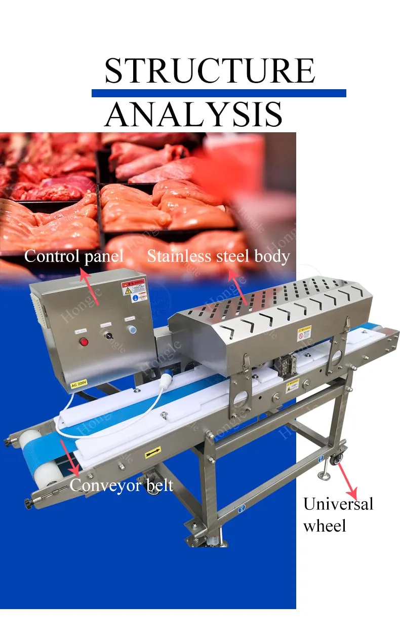 Meat Strip Cutter Fresh Beef Jerky Slicer Flake Pork Meat Cutting Slicing Machine Chicken Breast Slice Making Machine details