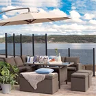 Sofa Furniture Fashion Hot Sale General Use Garden Sofa Rattan Furniture Set