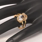 Natural Ruby Luxurious Beautifully Jewelry Women Daisy Flower Natural Ruby Emerald Ring