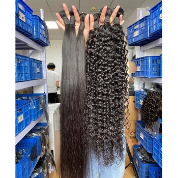 SPARK raw virgin burman curly hair bundle Mongolian kinky curly hair, Cambodian curly human hair extension for black women