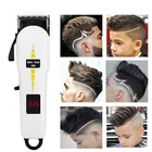 New Arrival Men's Care With LCD Display High Quality Hair Clipper Professional Electric