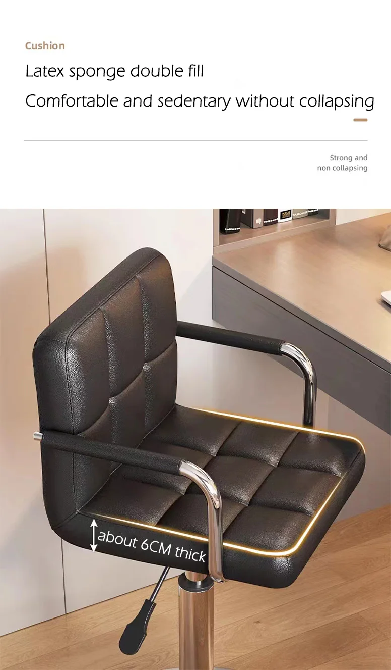 Branded Furniture Leather bar Chairs Counter Height Chair for Kitchen bar Cabinet bar Comptoir details