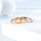 3 Finger Ring Ring 3 Color Tone Girl Finger Ring Simple Stainless Steel Ring Jewelry Ring For Girl