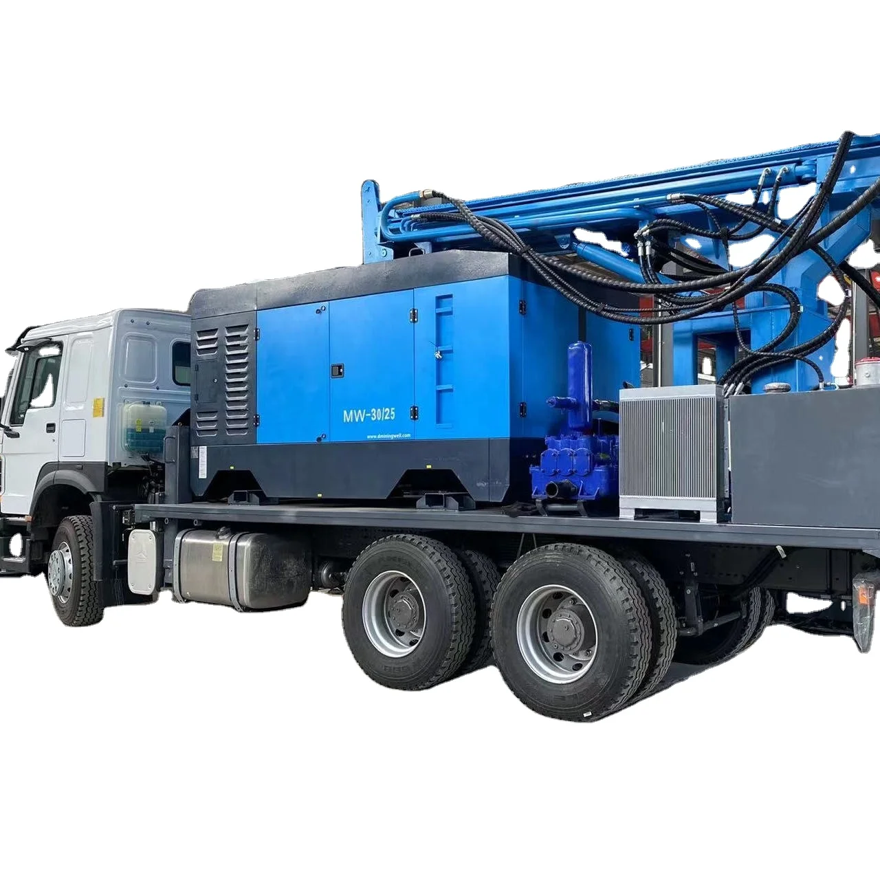 HWH-260 Professional Truck-Mounted Rotary Drilling Machine 260M Depth Water Well Rig for Construction Use