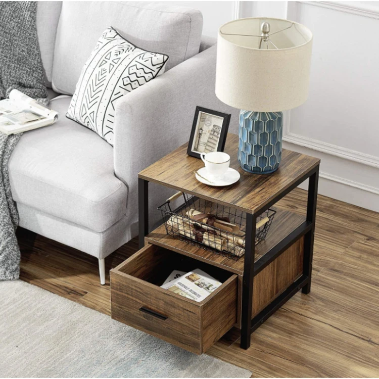 Wholesale Home Locker Living Room Modern Side Bedside Table