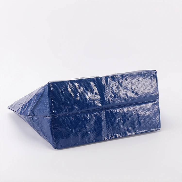 extra large heavy duty polypropylene full color printing gold shopping pp woven bag for big clothes