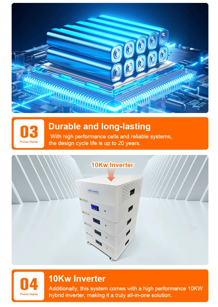 SPS001 10kw Hybrid Solar Inverter 51.2v 30kwh Lifepo4 Solar Battery Home Energy Storage System manufacture