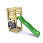Playground Slide Big Elephant Play Outdoor Playground Set Kids Slide With Wooden Climber
