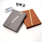 Planner Leather Notebook 2021 Luxury Business Custom Logo Printed Soft PU Planner Leather Notebook VE