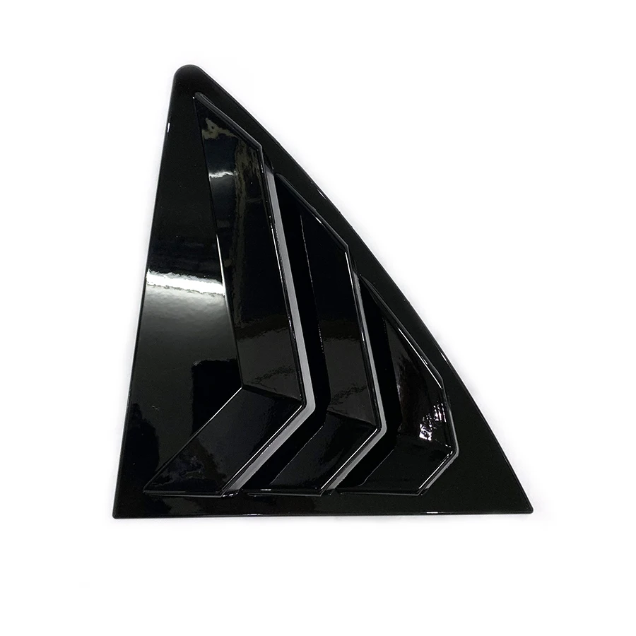 product rear side window louver abs glossy black side air vent scoop shade for toyota corolla 2007 2013 2008 2009 2010 2011 2012-8
