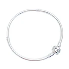 Bracelet Chain Wholesale 925 Sterling Silver Bracelet Silver Buckle Fits Females Pandora Bracelet With Snake Bone Chain