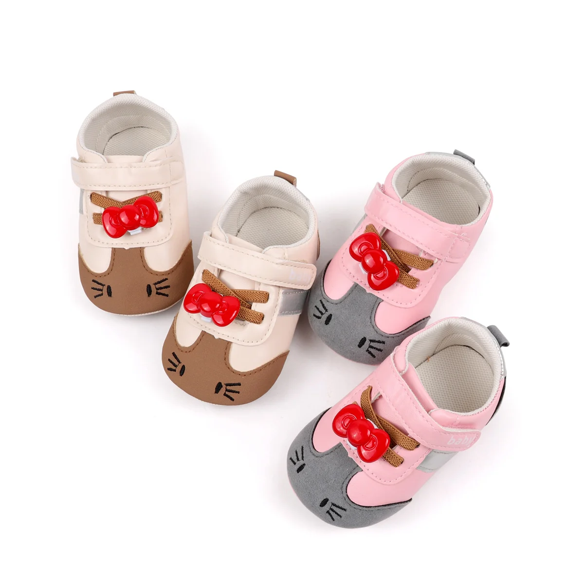 New Arrival Spring Autumn Anti-slip Sports Baby Toddler Girls Shoes 2025 details