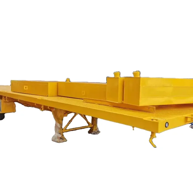 drop side container semi trailer flatbed