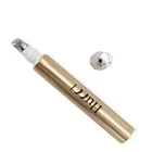 Tube Metal Custom D19 ABL Plastic Tube Metal Massage Eye Cream Tube With Screw Cap 15ml Rose Gold Squeeze Tube