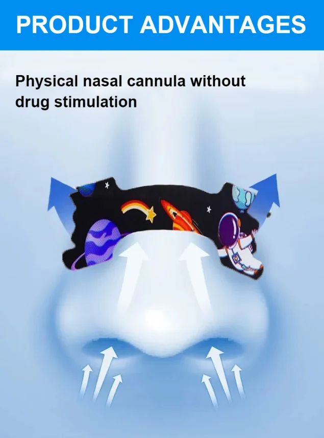 Small Size Kids Nasal Strips S-44*14MM Extra Strength Nose Strips for Breathing Nasal Congestion Relief Nose Tape for Children supplier