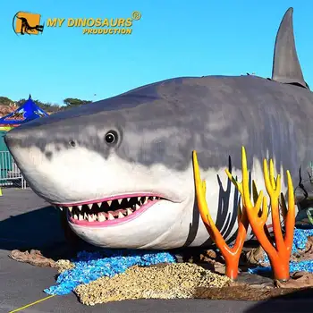 V shark 3d model painted resin figure fiberglass animal