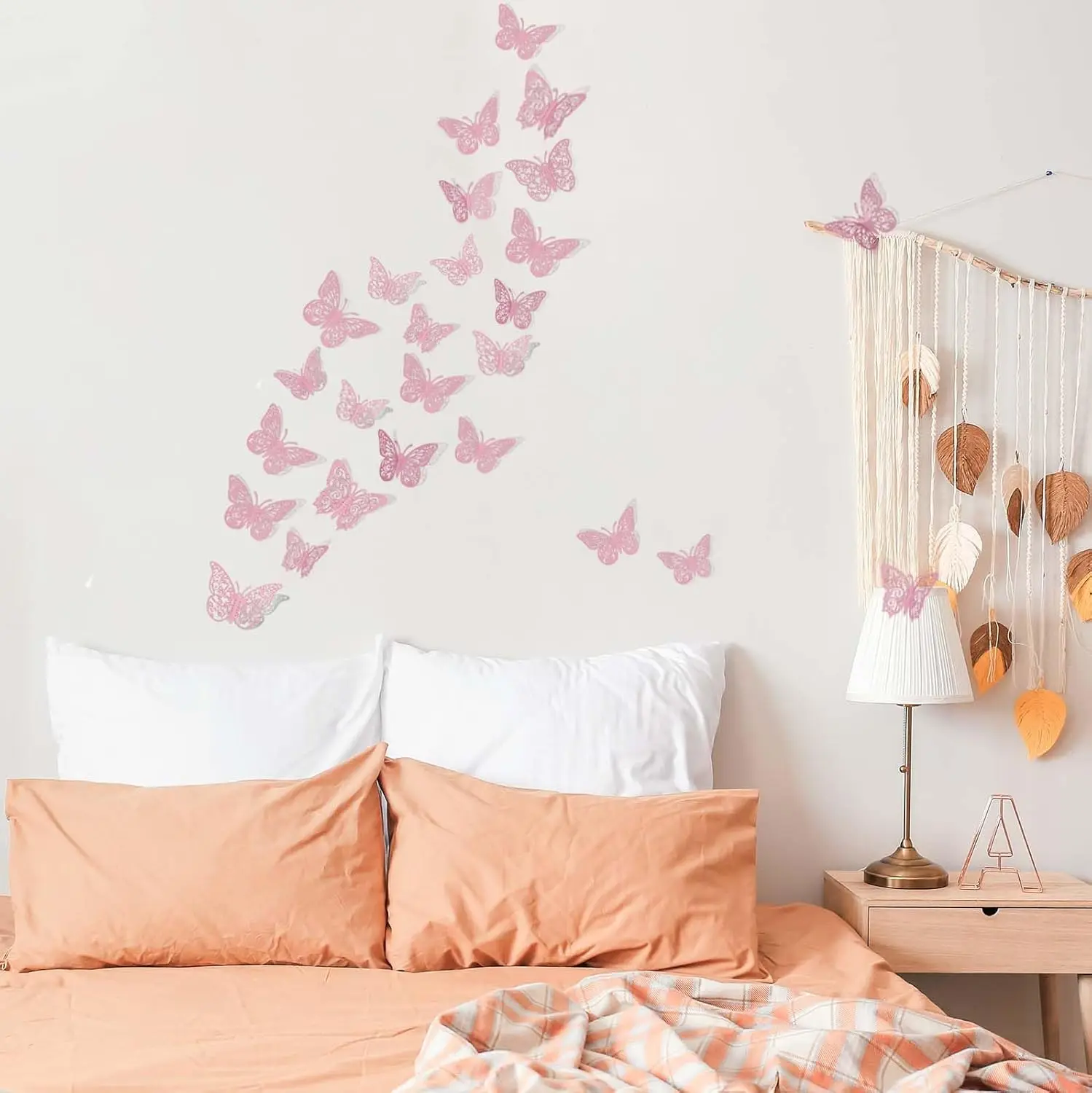 Colorful Butterfly Decorations 3 Sizes 3 Styles 3D Butterfly Wall Decor Birthday Party Decorations