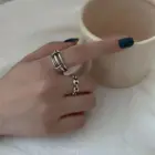 18k Rings Rings Hip Hops European Vintage 18K Gold Plated Hollow Pig Nose Opening Finger Rings For Female
