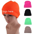 Winter Hat Winter Hats Beanie High Quality Winter 100% Acrylic Custom Knitted Beanie Hat