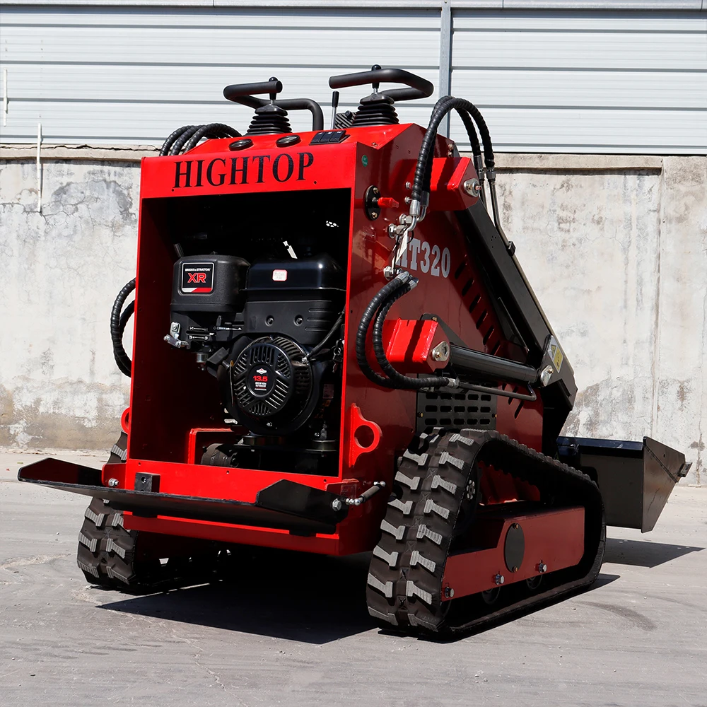 product ht380t 23hp mini triangle track skid steer loader pilot control diesel gasoline engine epa euro v approved-12