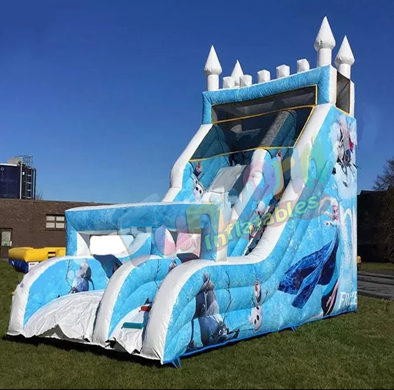 inflatable frozen castle