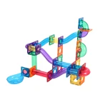 Custom Toys Wholesale Custom BPA Free Marble Race Run Magnetic Tiles Building Blocks Toys For Child Educational